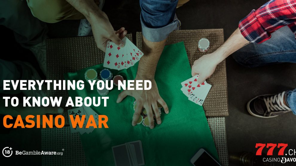 What is Casino War? Find out everything about this game with Casino777.