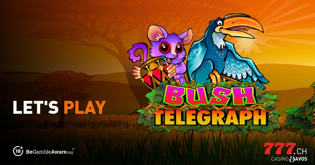 Let's play Bush Telegraph slot from Microgaming